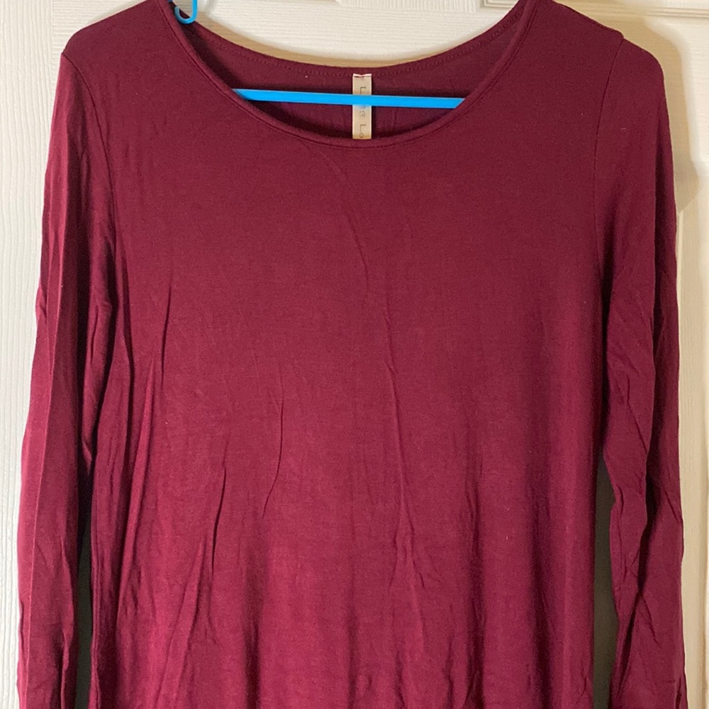 Burgundy Dress